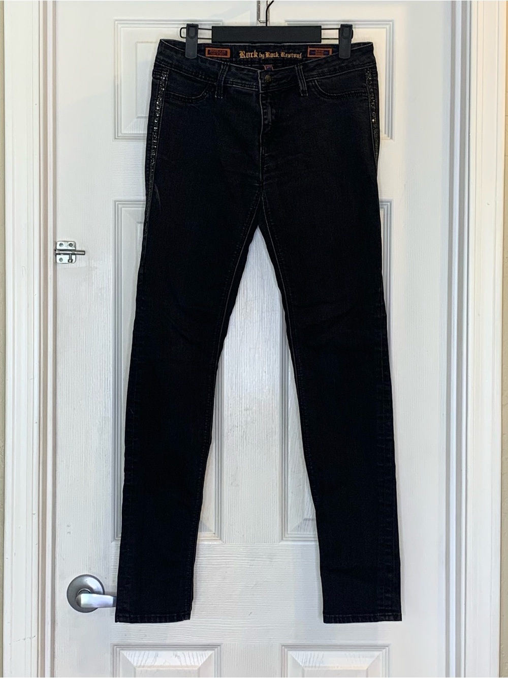 Rock by Rock Revival Kathryn Jegging Black Size 29